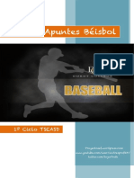 Reglas y Fundamentos Básicos de Béisbol 1º Tseasd PDF