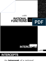 Zeroes, Intercepts and Aymptotes