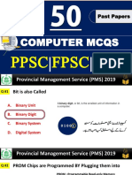 PPSC Past Paper Computer MCQs Part1