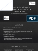 Seminario en Métodos Alternos de Solución de Conflictos