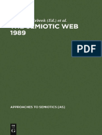 (Approaches To Semiotics 92) Thomas Albert Sebeok - Donna Jean Umiker-Sebeok - Evan P Young - The Semiotic Web 1989 (1990, de Gruyter) PDF