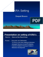 KRA Setting: Deepak Bharara