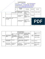 Tarea 2 PLANIFICACION DIARIA Baloncesto