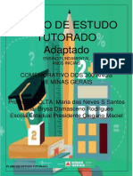 Plano de Estudo Tutorado Adaptado: Comemorativo Dos 300 Anos de Minas Gerais