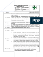 Sop Desinfeksi Peralatan Perawatan Pasien Covid