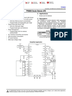 TPS8804 Smoke Detector AFE: 1 Features 2 Applications