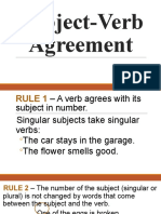 ENGLISH Subject-Verb-Agreement