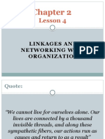 Lesson 4: Linkages and Networking With Organization