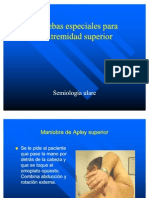 Pruebas Especiales para Extremidad Superior