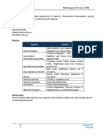 Multi Organics Pvt. Ltd. 2018: Segment Products