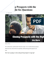 Closing Prospects With The Right Six Questions