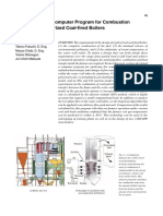 Development of Computer Program For Combustion Analysis in Pulverized Coal-Fired Boilers