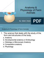 Anatomy & Physiology of Farm Animals: By: Eddie C. Bautista Jr. DVM, MSA