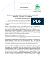 Isolation and Molecular Study of Potentially Probiotic Lactobacilli in Traditional White Cheese of Tabriz in Iran