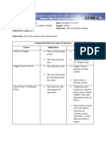 WW 2.1 - Compare and Contrast (Literary Genres)