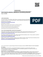 Journal of Educational Administration Emerald Article - Relation of Principal Transformational Leadership To PDF