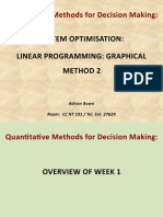 Topic 6 - Linear Programming - Graphical Method 2