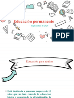 Educacion para Adultos