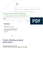 Factors Affecting Computer Performance PDF