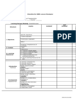 Checklist For IDEA Lesson Exemplar: Learning Area: Edukasyon Sa Pagpapakatao