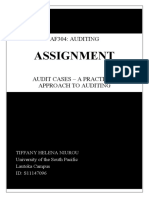 Assignment: Af304: Auditing