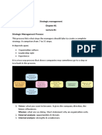 Strategic Management Chapter #1 Lecture #1 Strategic Management Process