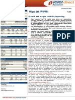 Wipro LTD (WIPRO) : Growth and Margin Visibility Improving..