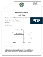 Structural Dynamics - Mock Exam