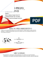 Efecto Piezo - Resistivo