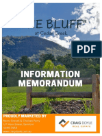 The Bluff Estate - Information Memo PDF