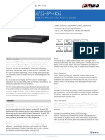 DHI-NVR5208 5216 5232-8P-4KS2 Datasheet 20180201 PDF