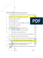 Past Papers Computer Studies Paper 1 (Theory) OCT/NOV 1998 Section A (40 MKS) Answer All The Questions in This Section in Spaces Provided