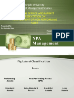 NPA Management: Financial Service and Market Presentation On Management of Non Performing Asset