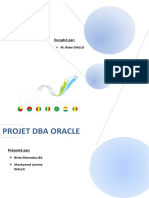 PROJET DBA ORACLE MPSI ESMT Binta Mamadou BA