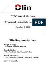 CIBC World Markets: 2 Annual Industrials Conference