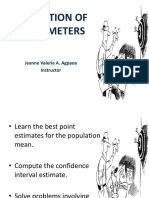 Estimation of Parameters