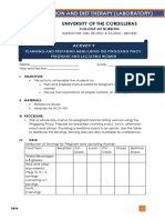 Laboratory 9 - Pinggang Pinoy - Pregnant Woman - Lactating Women