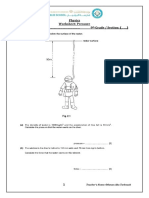 Grade 9 Worksheet - Pressure