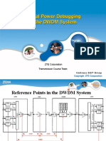 Optical Power Debugging in The DWDM System