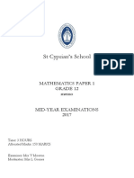 ST Cyps GR 12 MathP1 Memo June 2017 PDF