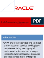 Oracle Transportation Management - Highlevelsolution