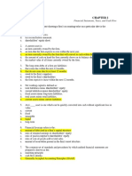 Financial Statement, Taxes and Cash Flow (With Answers)