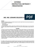 Cisterna PROCESO CONSTRUCTIVO, METRADO Y PRESUPUESTOS