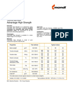 Advantage High Strength: Technical Data Sheet