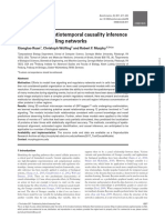 Image-Based Spatiotemporal Causality Inference For Protein Signaling Networks