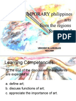 CONTEMPORARY Philippines Arts From The Regions For Grade 12: Vencient B. Ladublan Teacher