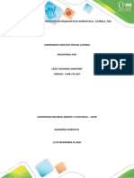 Componente Práctico Balance de Materia y Energia