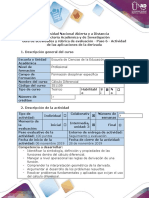 Guía de Actividades y Rúbrica de Evaluación - Paso 6 - Actividad de Las Aplicaciones de La Derivada