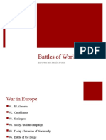 Battles of World War II: European and Pacific Fronts