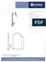 Llave Bar Inox Steel Pico Alto PDF